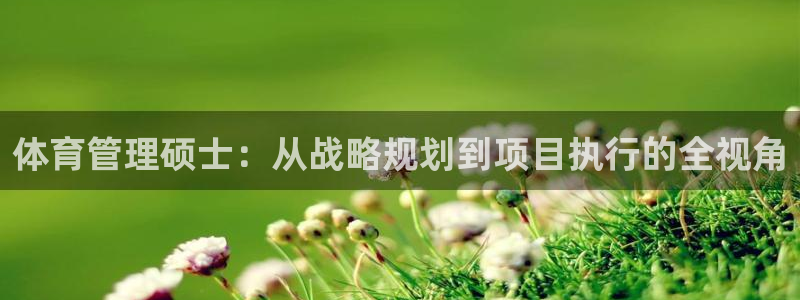 必一体育下载app下载：体育管理硕士：从战略规划到项目执行的