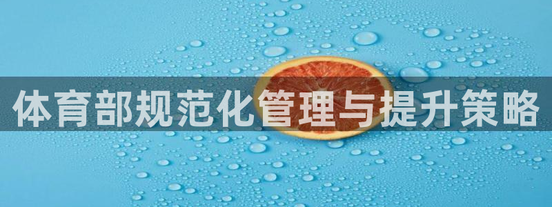 Bsport体育app必一：体育部规范化管理与提升策略