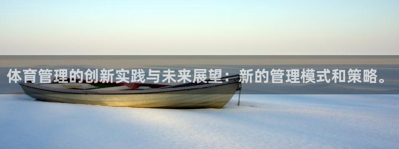 必一体育下载app下载：体育管理的创新实践与未来展望：新的管