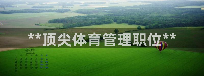 必一运动·(B-Sports)土豆：**顶尖体育管理职位**